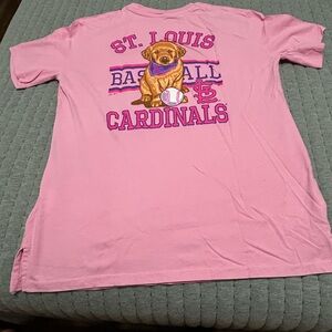 Majestic St. Louis Cardinal T-shirt Size Medium (back of shirt is first pic)